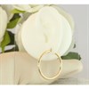 9ct Gold Patterned Hoop Earrings - 35mm - G41117 Alternative Image