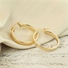9ct Gold Hoop Earrings - 20mm - G41119 Alternative Image