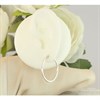 9ct White Gold Tube Hoop Earrings - 27mm - G41138 Alternative Image