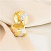 9ct Gold Three Colour Diagonal Hoop Earrings - G4928 Alternative Image