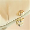 9ct Three Colour Gold 4.5mm Wide Hoop Earrings - G4929 Alternative Image