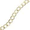 9ct Gold Curb Bracelet - 8.25in - G64100 Alternative Image