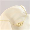 9ct Gold Feather Bracelet - G64112 Alternative Image