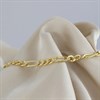 9ct Gold 4mm Wide Figaro 7.5in Bracelet - G64119 Alternative Image