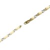 9ct Two Colour Gold Bracelet - 7.5in - G6492 Alternative Image