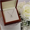 18ct White Gold Diamond Solitaire Necklace - 54pts - I/I2 - H05803 Alternative Image