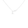 Sif Jakobs Silver Freshwater Pearl CZ Ponza Necklace - J02143 Alternative Image