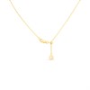 Sif Jakobs  Gold Plated Silver Freshwater Pearl CZ Ponza Necklace - J02144 Alternative Image