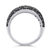 Sif Jakobs Silver Black Cubic Zirconia Ponte Ring - J0216 Alternative Image