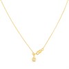 Sif Jakobs Ellisse Carezza Uno CZ Necklace - J02198 Alternative Image