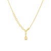 Sif Jakobs Gold Plated Silver Novara CZ Disc Necklace - J02218 Alternative Image