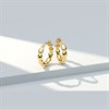 Sif Jakobs Gold Plated Silver Goccia Hoop Earrings - J02230 Alternative Image