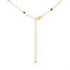 Hot Diamonds Gold 18ct Gold Plated Malachite Choker Necklace - J0312 Alternative Image