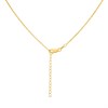 Hot Diamonds Gold Hope 18ct Gold Plated Bar Necklace - J0316 Alternative Image