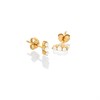 Hot Diamonds 18ct Gold Plated Calm Mother Of Pearl Stud Earrings - J0323 Alternative Image