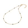 Hot Diamonds 18ct Gold Plated Revive Malachite Necklace - J0324 Alternative Image