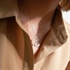 Hot Diamonds DP370 Silver Diamond Entwine Eternal Twist Necklace - J0410 Alternative Image