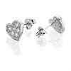 Hot Diamonds DE559 Silver Sparkle Heart Stud Earrings - J0419 Alternative Image