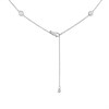 Hot Diamonds Silver Tender White Topaz Necklace - 60cm - J0467 Alternative Image
