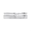 Titanium Offset 6mm Diamond Ring - J1005 Alternative Image