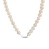 Silver Pearl Semi-Round 6-7mm Strand Necklace- 18" - J3010 Alternative Image