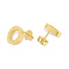 Guess UBE03173YG Gold Tone Logo Earrings - J42281 Alternative Image