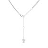 Guess JUBN04159JWRHT/U Silver Tone Crystal Double Layer Necklace - J42360 Alternative Image