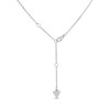 GUESS JUBN04146JWRHT/U Silver Tone Crystal Flower Necklace - J42364 Alternative Image