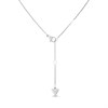GUESS JUBN05358JWRHT/U Silver Tone Crystal Necklace - J42365 Alternative Image