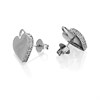 GUESS UBE02231RH Crystal Heart Stud Earrings - J42441 Alternative Image