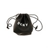 DKNY 04G00314 Gold Tone Crystal Logo Hoop Earrings - J46167 Alternative Image