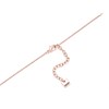DKNY 60559644-9DH Rose Tone Crystal Logo Necklace - J4622 Alternative Image