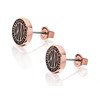 DKNY 60559683-9DH Rose Tone Stud Earrings - J4677 Alternative Image