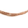 Fossil JF04472791 Rose IP and Light Brown Leather Chain Bracelet - J49400 Alternative Image