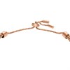 Fossil JF04472791 Rose IP and Light Brown Leather Chain Bracelet - J49400 Alternative Image