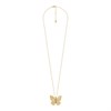 Fossil JF04809710 Gold Tone Crystal Set Butterfly Necklace - J49408 Alternative Image