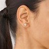 Fossil JF04375710 Stainless Steel Yellow Tone CZ Stud Earrings - J49438 Alternative Image