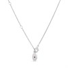 Cachet London Silver Tone Tanzanite CZ Necklace - J74216 Alternative Image