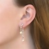 Anne Klein Gold Tone Crystal Drop Earrings - J78348 Alternative Image
