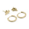 Radley RYJ1488S 18ct Gold Plated Dog Stud And Hoop Earrings Set - J81153 Alternative Image