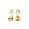Radley RYJ1584S 18ct Gold Plated Two Pair Heart Stud Earring Set - J81177 Alternative Image