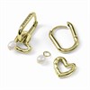 Radley RYJ1688S Gold Tone Heart And Freshwater Pearl Hoop Earrings - J81209 Alternative Image