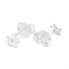 Little Star Silver Diamond Star Stud Earrings - J83141 Alternative Image