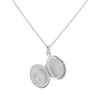 Little Star Silver Oval Children's Locket - J83155 Alternative Image