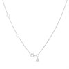 Little Star Silver Rose Gold Plated Star Necklace - J83174 Alternative Image