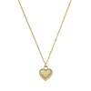 Michael Kors MKJ3969710 Gold Tone Cubic Zirconia Heart Necklace - J94107 Alternative Image
