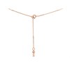 Michael Kors MKC1039AG791 14ct Rose Gold Plated Quartz Cubic Zirconia Little Padlock Necklace - J9413 Alternative Image