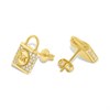 Michael Kors MKC1628AN710 Gold Plated Sterling Silver Stud Earrings - J94170 Alternative Image