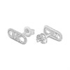 Michael Kors MKC1657CZ040 Sterling Silver Pavé Stud Earrings - J94174 Alternative Image