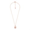 Michael Kors MKC1562AH791 Rose Gold Plate Stone Set Necklace - J94215 Alternative Image